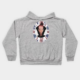 Angry Brit Angel Kids Hoodie